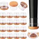16 Pcs New Chair Leg Floor Protectors, Silicone Chair Leg Protectors for Hardwood Floors, Floor Protectors for Chairs, Chair Leg Caps Protect Wooden Floors from Scratching, Won't Tear