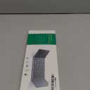 Samsers Foldable Bluetooth Keyboard with Touchpad, Portable Wireless Keyboard with Stand Holder, Rechargeable Full Size Ultra Slim Pocket Folding Keyboards for Android Windows IOS Tablet & Laptop-Gray (BT x1, Grey)