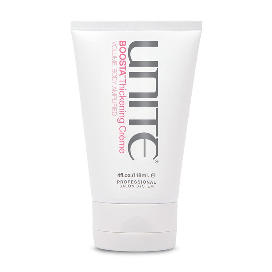 UNITE Hair  BOOSTA Thickening Crme  Volume Cream  Thicker, Fuller, Protects Heat, Fine Hair, 4oz