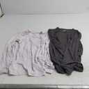 32 Degrees Men's 2-Pack Performance Lightweight Thermal Baselayer Crewneck Top (White/Charcoal Heather)