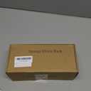 Cisily Sponge Holder for Kitchen Sink, Sink Caddy Organizer with High Brush Holder, Kitchen Countertop Organizers and Storage Essentials, Rustproof 304 Stainless Steel (Black, 9.25)