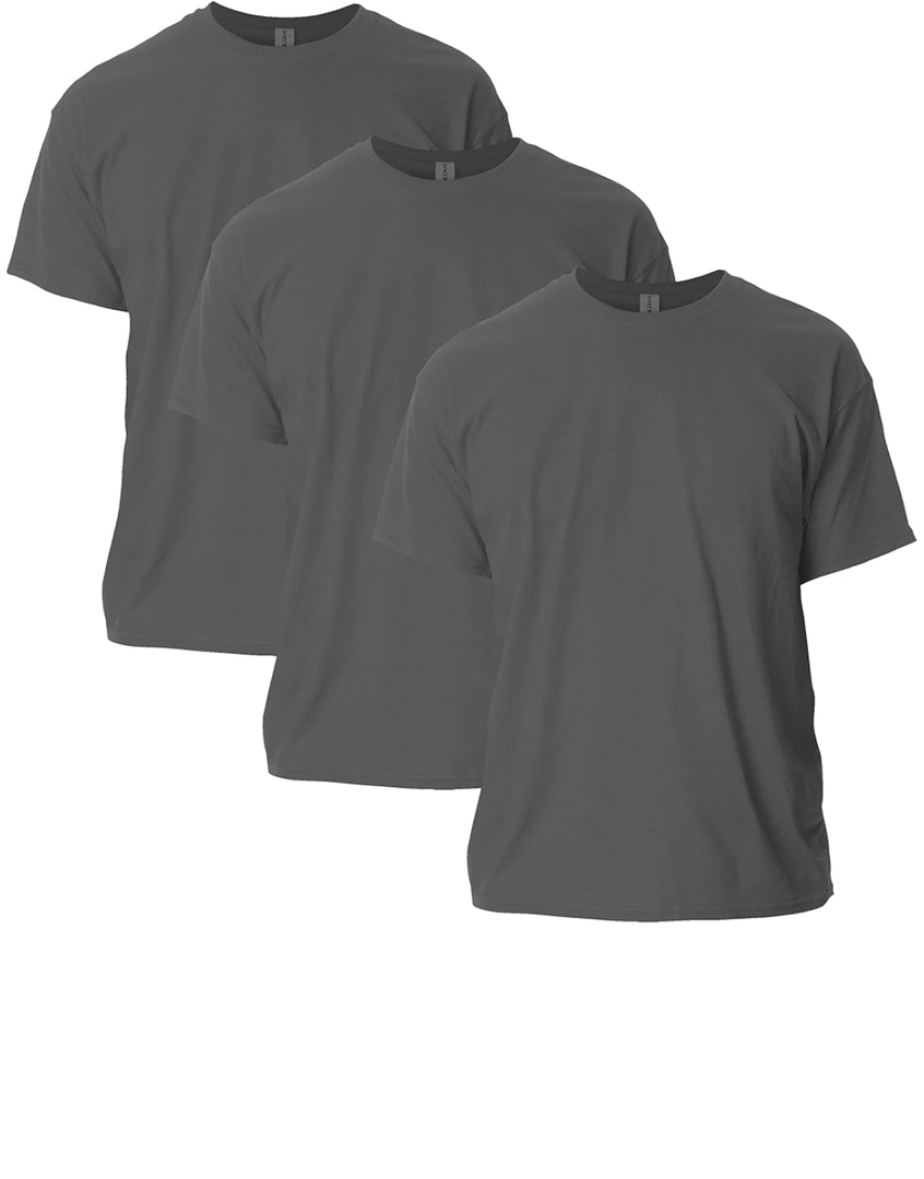 Gildan Unisex Adult Ultra Cotton T-Shirt, Style G2000, Multipack, L