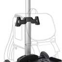 Backpack Trolley with Edge Guard 6-Wheels Rolling Dolly Cart for Backpack,Luggage,Travel Hand Truck