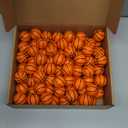 Charniol 100 Pcs Mini Basketball Party Favors Stress Balls Foam Sports Party Favors Mini Basketball Stress Ball for Anxiety Relief Teens Adults School Reward, Party Bag Supplies (Orange)