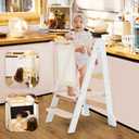 Foldable Toddler Tower, Safety Ne (Ogi-white)