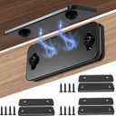 Ultra Thin Cabinet Door Magnets Catch,Magnetic Door Catch,Cabinet Latch Magnetic Closures for Kitchen Closet and Cupboard Wardrobe (Black Magnetic 4P)