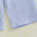 Toddler Bay Boy Girl Easter Clothes Bunny Embroidery Short Sleeve T-Shirt Tops Plaid Jogger Pants Set Spring Outfit (Blue)