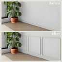 3 Set Peel and Stick Wall Molding Kit, Premade Self Adhesive Wainscoting Panels, Ready to Assemble Accent Molding Trim for Interior Wall Moulding Decor (24x24in), 24 inches x 24 inches x 0.5 inches