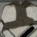 Kuoser Canvas Dog Coat, Warm Dog Jacket Reflective Fleece Pet Cold Weather Coat, Warm Doggie Clothes Waterproof Winter Vest with Zipper Leash Hole for Small Medium Large Dogs, Army Green L (Large (Pack of 1))