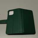 oakxco for iPhone 12 Pro/ 12 Wallet Case with Credit Card Holder, Magnetic RFID Slim Folio Book Flip Leather Phone Case for Women Men Girl, Cute Soft Silicone Rubber Shockproof Cover, Dark Green