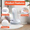 Shower Step - Shower Foot Rest for Shaving Legs, No-Hole Design, Strong Suction Cup, Non-Slip Bathroom Foot Pedal for Inside Shower Shaving Leg