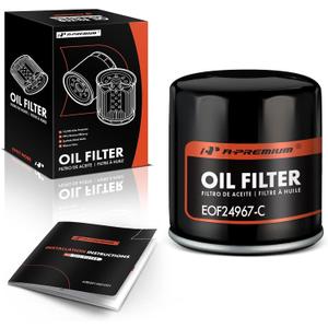 A-Premium 10K Miles Protection Spin On Oil Filter Compatible with for Toyota Camry, RAV4, Corolla, Prius & Nissan & Chevy & Lexus & Infiniti & Suzuki & for Scion & Daihatsu & Geo & Pontiac & Lotus