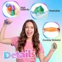6 Pcs Stress Cube Bulk Ice Cube Stress Ball 1.4 Inch Slow Rising Anxiety Relief Squeeze Sensory Ball for Party Favors Prizes Goodie Bag Stuffers