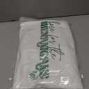 UNIQUEONE St Patricks Day Sweatshirt - Here for The Shenanigans Sweatshirts Women Casual Irish Long Sleeve Pullover Tops (White, XL)