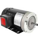 2HP Electric Motor 1750RPM General Purpose Three Phase 56C Motor TEFC 230/460V 5/8" Shaft Diameter 4 Pole 60HZ