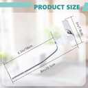 Toilet Handle Replacement Trip Lever Compatible with Kohler 87115-CP Toilet, Toilet Flush Handle Side Mount, Chrome