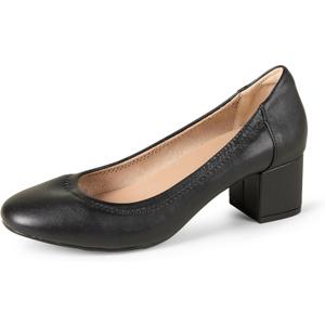 Amazon Essentials Women's Ballet Pump with Block Heel 12.5
