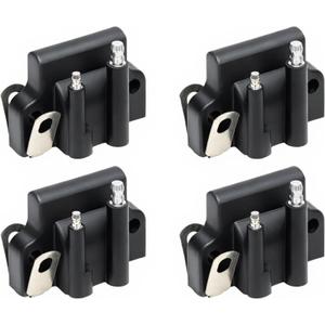 4-Pack Ignition Coil 18-5179 for Johnson Evinrude Outboard 40-300HP 60HP 70HP 88HP 90HP 100HP 115HP 120HP 125HP 140HP 150HP 175HP 200HP 225HP 1985 & Later, Replaces OEM 582508 0582508 183-2508