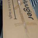 Huuger 63 Inch L Shaped Desk with Power Outlets and USB-C Port, Reversible Computer Desk, Larger Office Corner Gaming Desk, 0.95 Inch Thicker Desktop, Metal Frame, for Home Office, Study, Black