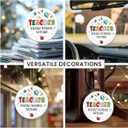 8 x Teacher Ornament 2026 - Teacher Appreciation Ornament for Christmas Tree, Daycare Kindergarten Preschool Teachers Gift, Special Education Thank You Gifts, Thank You Gifts for Teacher