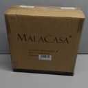 MALACASA Ceramic Pie Pan Set of 2, 9 inch, 40 oz Round Pie Dishes with Fluted Edges, Non Stick, For Quiche, Apple Pies, Pot Pies & More