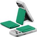 MOFT Magsafe Wallet, 8-Card Holder, Magnetic Phone Stand with Pull to Access Design, RFID Blocking, Angle Adjustment & MOVAS Minimalist Snap Field Wallet for Men Travel Essentials, Oz Green