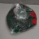 Christmas Car Decoration Wreath with Lights, Fits Car, Truck, SUV or Any Car, Mounting Equipment Included