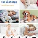 Washable Bed Pads 36" x 72" - 2 Pack, Grey, Waterproof Bed Pads for Incontinence, Bed Wetting Pads for Bed, Sofa, Floor, Resuable Underpads for Adults, Seniors, Pet