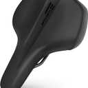 FIFTY-FIFTY Mountain Bike Saddle, Comfortable Memory Foam Bicycle Seat, Soft Waterproof Bicycle Seat for Men and Women, Compatible with MTB, Road Bike, E-MTB