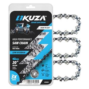 20 Inch Chainsaw Chain 0.325" Pitch, 050" Gauge, 78 Drive Links, German Steel, fits Echo CS-490/440, Craftsman S205/CMXGSAMY462S, PP4620AVX, Milwaukee M18 FUEL - 20BPX78CQ, Remington, Ryobi and More