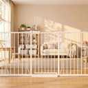 Extra Wide Baby Gate 86-105 Inch for Stairs Doorways