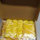 WILLBOND 141 Pieces Hair Rollers Set Include 60 Plastic Hair Rollers(Yellow,6 Sizes)