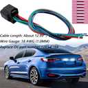 8 Wires Front Headlamp Headlight Connector Wiring Harness Pigtail Plug for 2017-2022 Honda CR-V 2018-2022 Accord Replaced OE 7283-2764