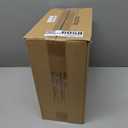 JOYBOS Bathroom Trash Cans,Adsorption Garbage Can with Press Type Lid,10L Dogproof Slim Plastic Narrow Trash Bin,3 Gallon Garbage Bin for Home,Office and Narrow Place