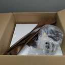 TALOYA 52 Inch Ceiling Fans with Led Lights Remote Control Flush Mount Low Profile for Bedroom Farmhouse Patio Outdoor Living Room Kitchen Dining Room,DC Motor,Reversible,Buzzer ON/Off,Black Walnut