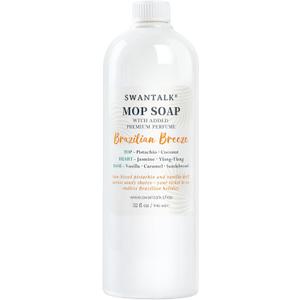 Mop Soap with Long Lasting Premium Perfume, 4X Concentrated Floor Cleaner, Multi Surface Solution for Hardwood, Tile, LVP, Laminate, Pet Friendly, 32 fl oz (Brazilian Breeze)