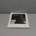 hogardeck Christmas Tree Topper, 10" Lighted Silver Snow Tree Topper, 20 LED Lights Silver Glitter Powder Snowflake Tree Toppers Christmas Decorations, Battery Powered Timer Xmas Treetop Star Decor