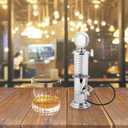 Gas Pump Liquor Dispenser - Retro Vintage Bar Decanter 1000ml | 16.9 in Tall | Food-Safe | Whiskey Vodka Beer Wine | Home Bar Decor Novelty Gift for Men Dad Party