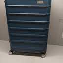 Samsonite Omni 2 28-Inch Large Checked Hardside Luggage with 360 Spinner Wheels - Scratch Resistant Hardshell - TSA Lock - Expandable Polycarbonate Shell for Lightweight Travel - Nova Teal