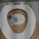 Bemis 1500EC 390 Lift-Off Wood Elongated Toilet Seat, Cotton White (Pack of 1)