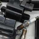 8Pcs UF271 Square Ignition Coils with 41-962 Platinum Spark Plugs & 748UU 8mm Spark Plug Wires Set Compatible with Chevy Silverado Suburba Tahoe, Cadillac, GMC Sierra Yukon 4.8L 5.3L 6.0L