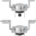 ECSiNG 2 PCS Dryer Thermal Fuse Reset Thermostat 6931EL3003C Compatible with LG Dryer