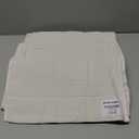Gauze Towel - 100% Cotton, Thick Linen, Soft Travel & Hair Towel - Textured Waffle Weave, Super Absorbent, Quick Dry (Ivory Set)