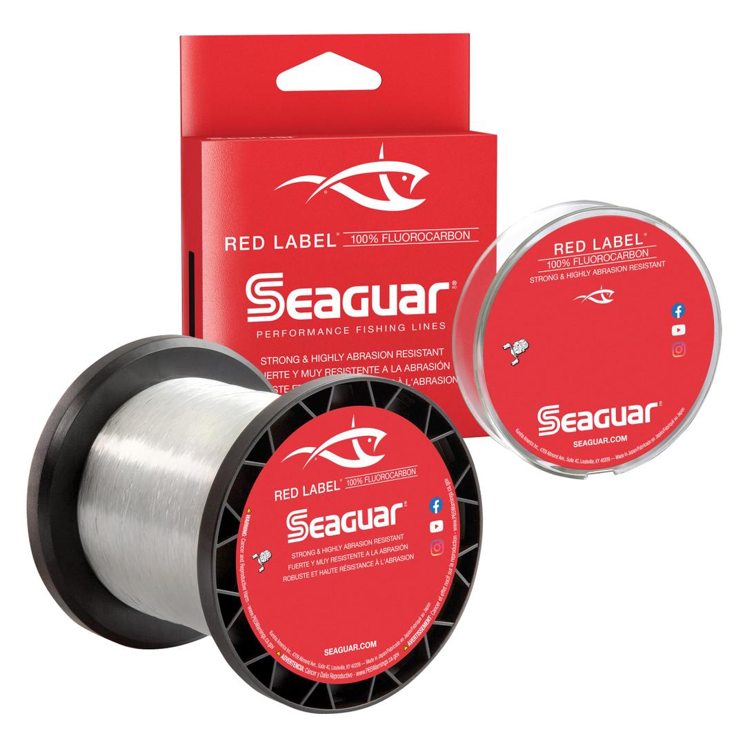 Seaguar Red Label 100% Fluorocarbon Fishing Line 12lbs, 200yds, Clear - 12RM200