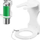 Fire Extinguisher Mounting Bracket Plastic Boat Fire Extinguisher Wall Mount Bracket, Marine Wall Holder Hange for Boat, Home, Car, RV, Mini Fire Extinguishers (White)