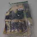 Camille&Andrew 4PCS/Set Black Rustic Bear Shower Curtain, Country Farmhouse Mother Bear & Cute Baby Bears Wild Animal Bathroom Decor, Soft Fabric Bath Curtain, Non-slip Bathroom Mat Bath Rugs, Style 3