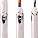 Heated Eyelash Curler, Heated Lash Curler, Accurate Temperature Control Electric Eyelash Curler Heated - Intelligent Power Off, Natural Makeup (Primrose Pink/Silver, S600-148MM)