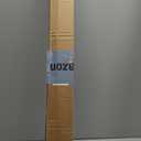 LazBlinds No Drill Zebra Blinds for Windows 42" W x 64" H, Grey