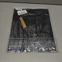 Womens Short Sleeve T Shirts Pleated Dressy Casual Crewneck Loose Fit Tee Trendy Summer Tops Blouses 2025 (Black)