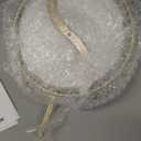 Mkono Necklace Holder Metal Jewelry Display Stand Necklace Organizer with 22 Hooks for Storage and Hanging Bracelet Keychain Home Room Decor for Women,Gold